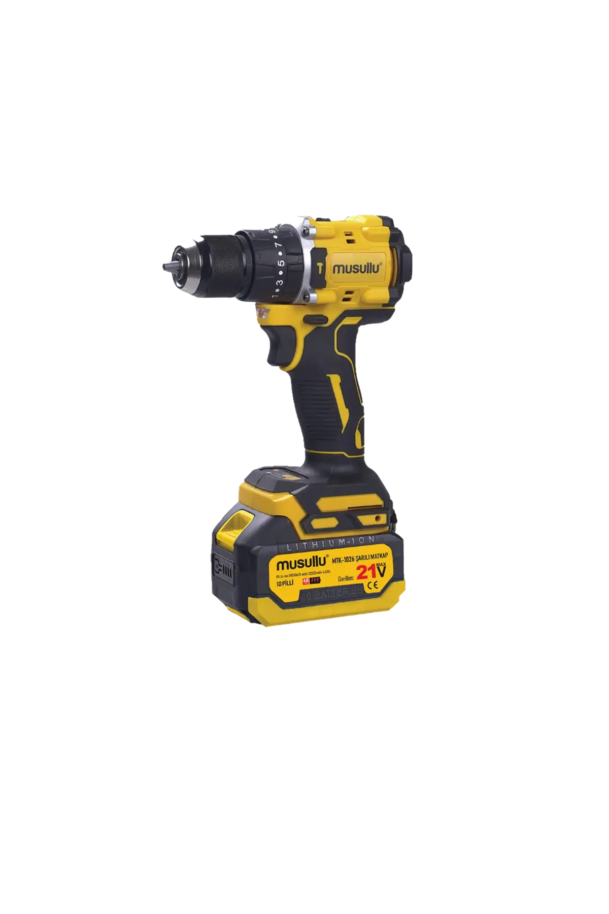 Musullu MTK-1026 Şarjlı Matkap, Akülü Vidalama