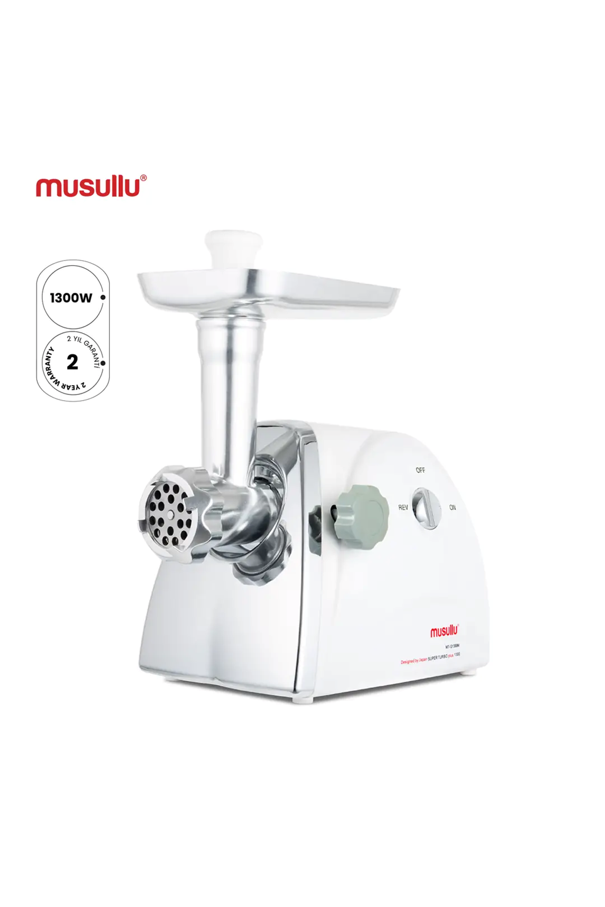 Musullu 1300W Et Kıyma, İçli Köfte, Salça, Sosis, Sucuk Makinesi, rende