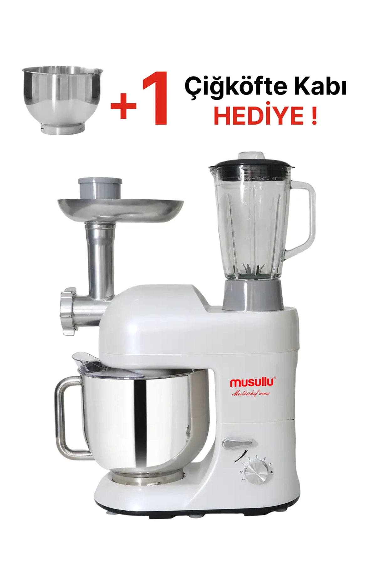Multichef Max 2000 Watt Mutfak Şefi/ Stand Mixer Hamur Yoğurma Makinesi