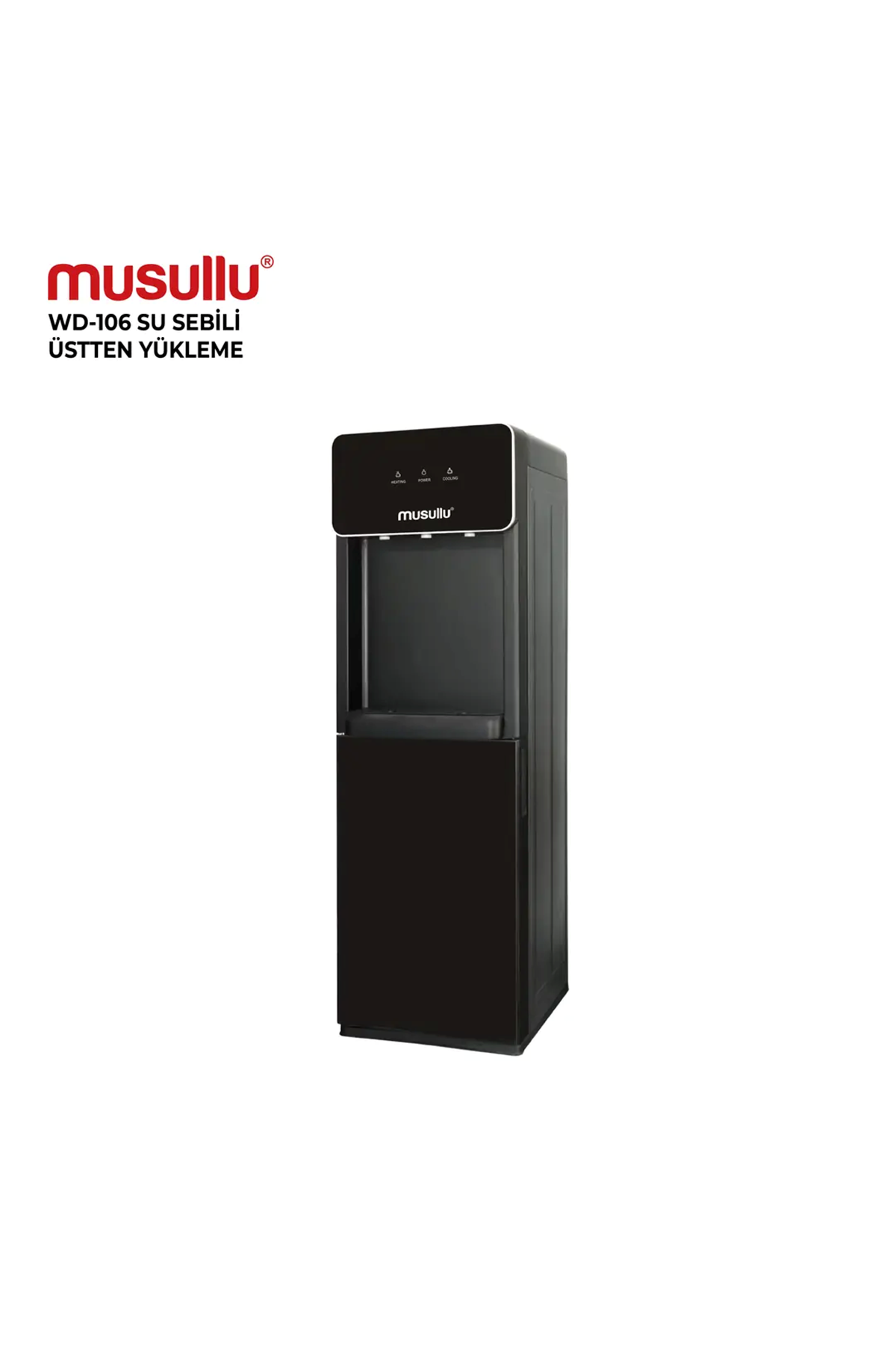Musullu WD-106 3 Musluklu Su Sebili | Sıcak-Soğuk-Normal