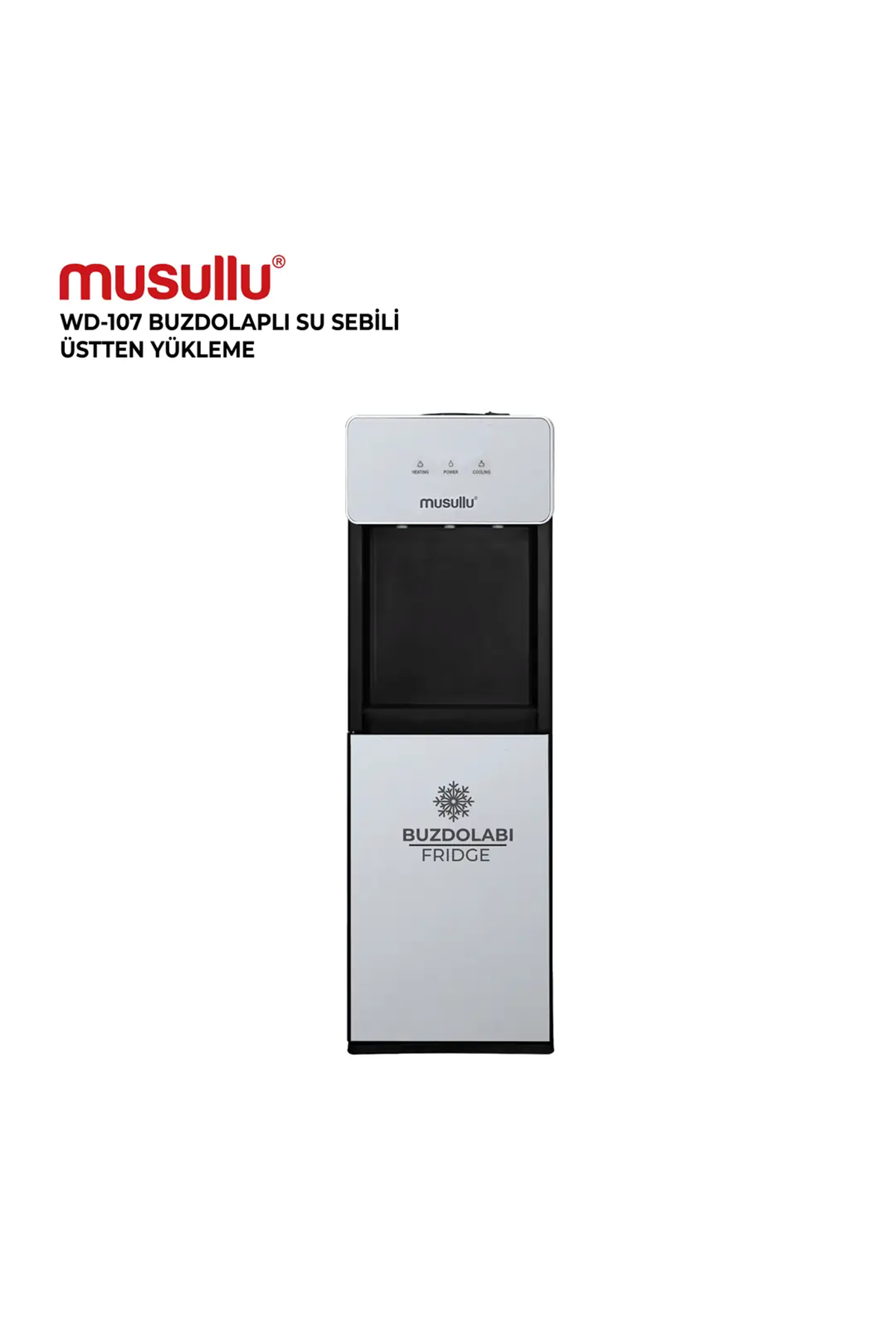 Musullu WD-107 Su Sebili | Alt Buzdolaplı – Ev ve Ofis İçin