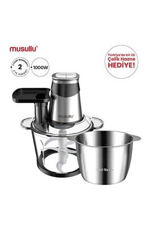 MUSULLU RONDO DOĞRAYICI - 3 Litre (Rendeli)
