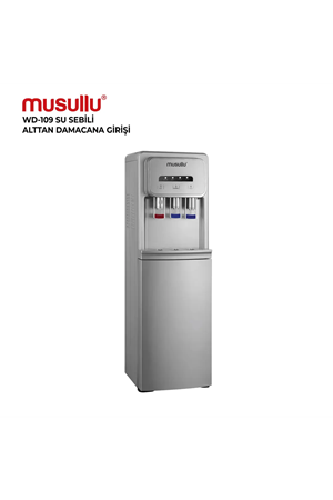 Musullu WD-109 Alttan Damacanalı Su Sebili | [3 Musluklu]